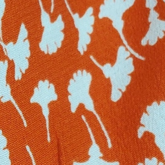 Diane Von Furstenberg x Target Ginkgo Maxi Dress Women M Orange Milkmaid Cottage - Picture 7 of 15